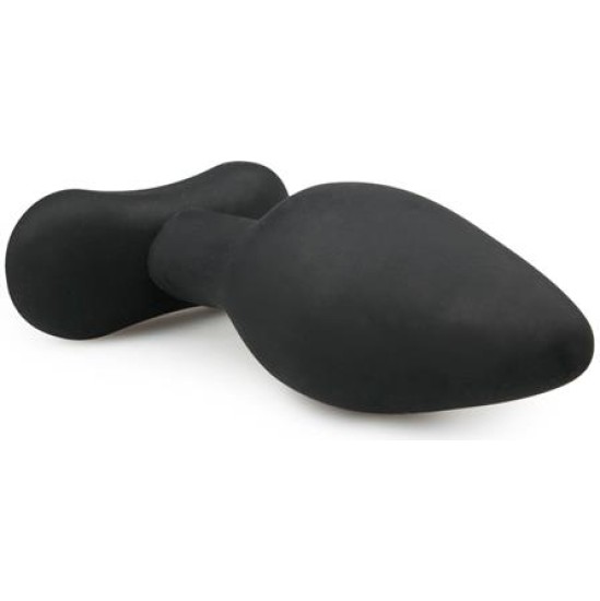 Easytoys Large Black Silicone Buttplug