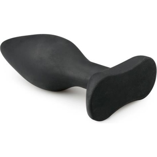 Easytoys Large Black Silicone Buttplug