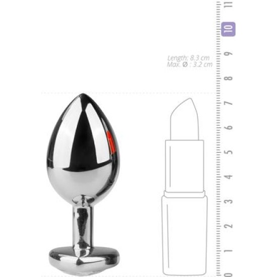 Easytoys Metal Plug  No. 7 - Silver / Clear