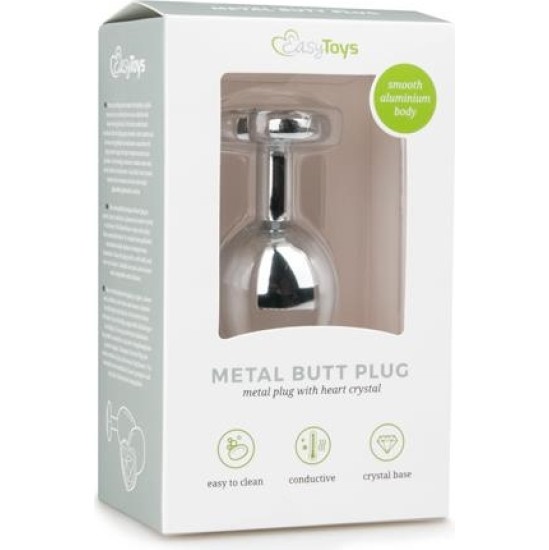 Easytoys Metal Plug  No. 7 - Silver / Clear
