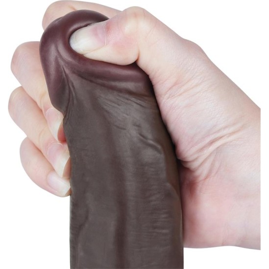 Lovetoy Sliding Skin Dual Layer Dildo 8.5
