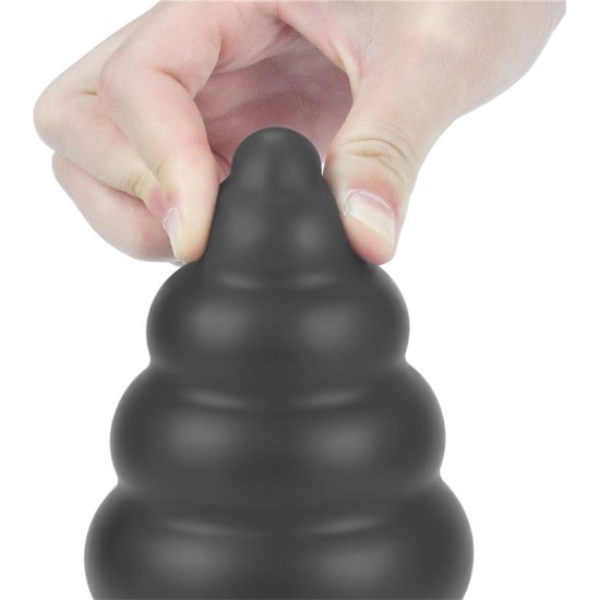 Lovetoy Vibrating Anal Plug King Sized 7 Black