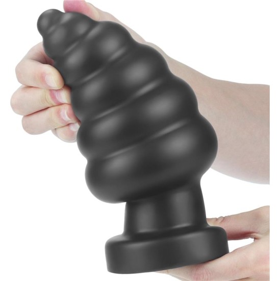 Lovetoy Vibrating Anal Plug King Sized 7 Black