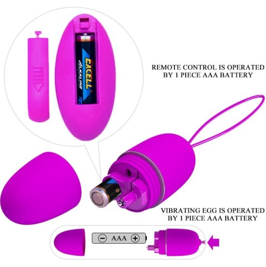 Prettylove Selkie Vibrating Egg with Remote Control