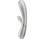 Satisfyer Hot Lover Heat Effect Vibe with APP Silver and Champagne