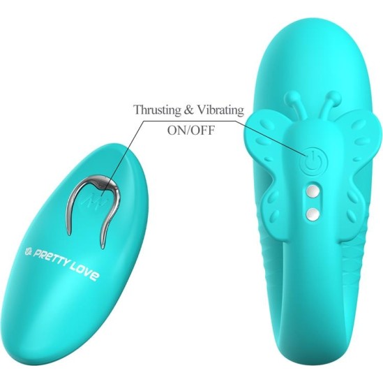 Prettylove Remi Stimulator with Vibration and Thrusting