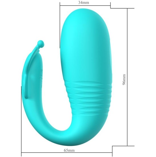 Prettylove Remi Stimulator with Vibration and Thrusting