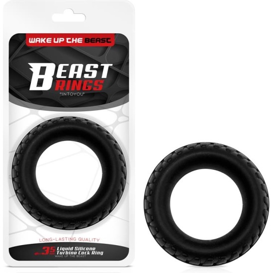 Beast Rings Cock Ring Turbine Liquid Silicone 35 mm