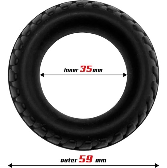 Beast Rings Cock Ring Turbine Liquid Silicone 35 mm