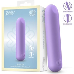 Engily Ross Sulley Vibrating Bullet Liquid Silicone Unibody Bendable USB