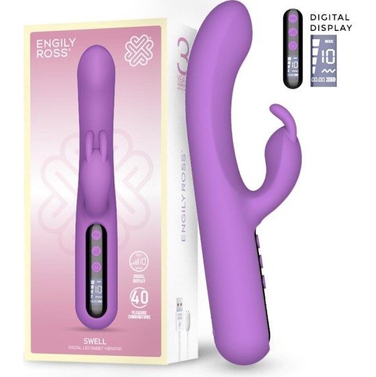 Digital Swell Vibrador con Pantalla Digital S?per Potente 23.2 cm