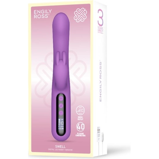 Digital Swell Vibrador con Pantalla Digital S?per Potente 23.2 cm