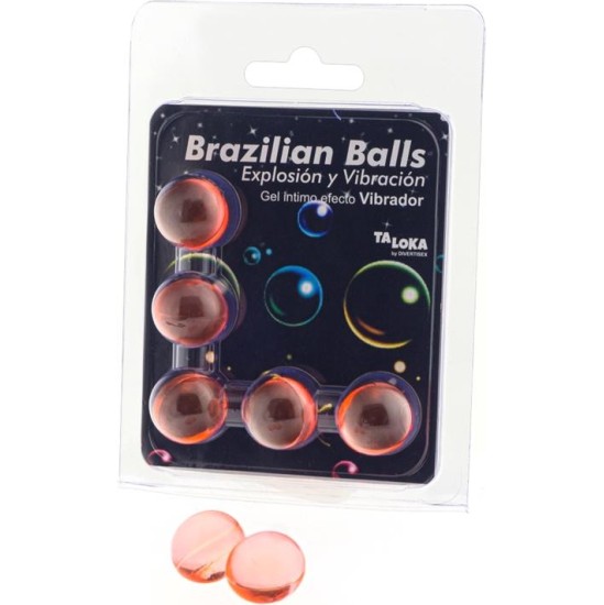 Brazilian Balls Set 5 Brazilian Balls Gel Vibration Effect