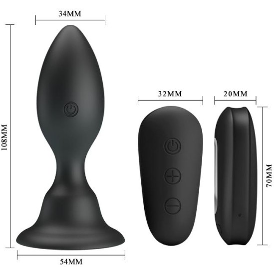 Mr Play Vibrating Butt Plug