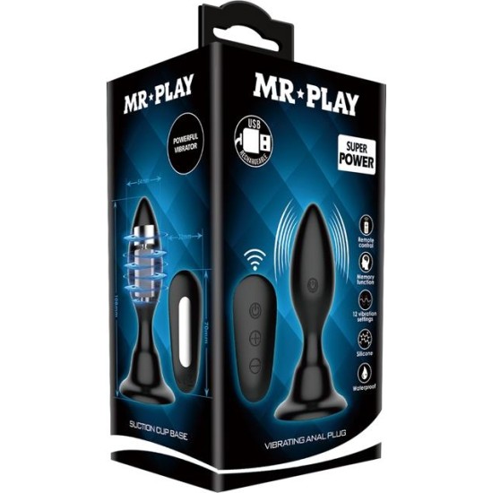 Mr Play Vibrating Butt Plug