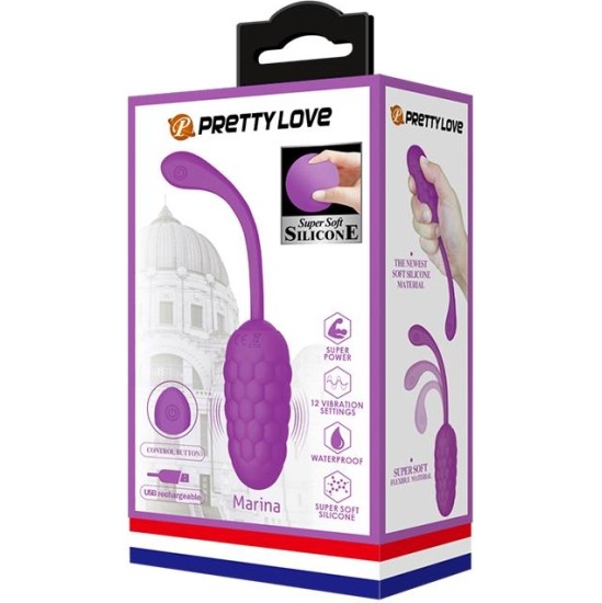 Prettylove Vibrating Egg USB Silicone Marina