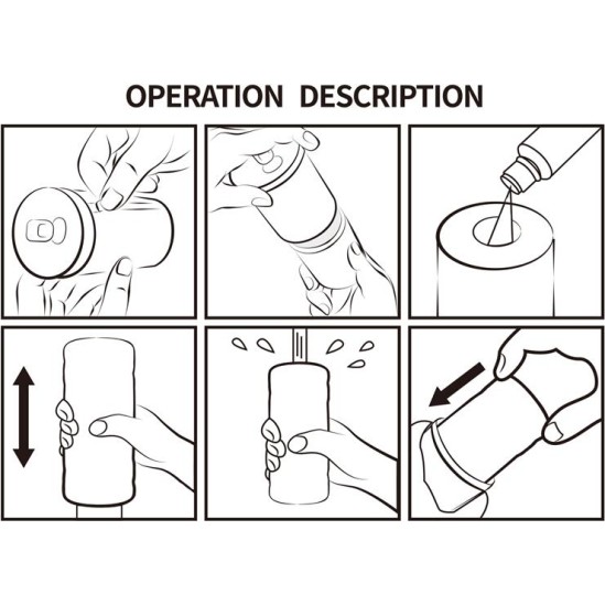 Prettylove 3D Can Shaped Male Masturbator