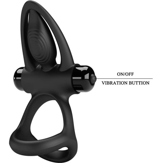 Prettylove Cock Ring with Vibration