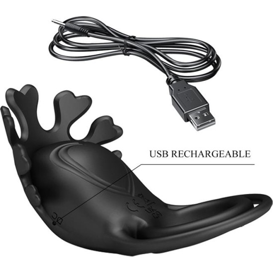 Prettylove Ruben Vibrating Penis Ring USB