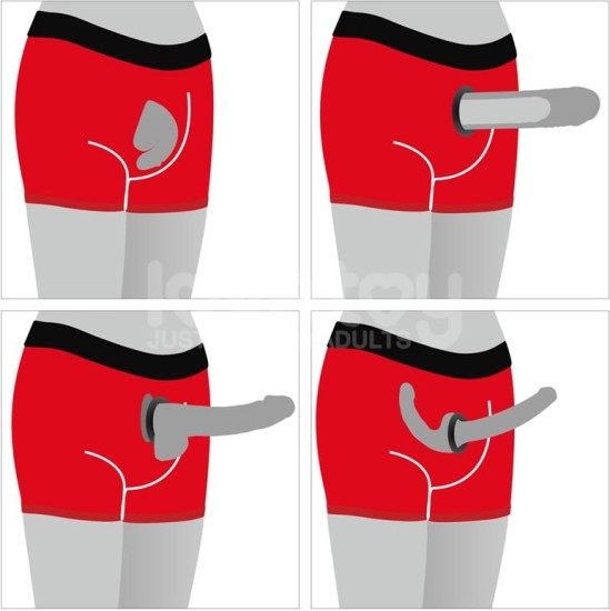 Lovetoy Strap-On Shorts Size M/L 36-39