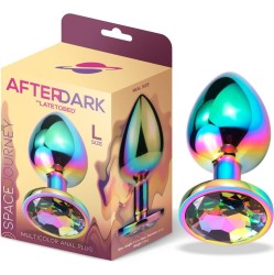 Afterdark Space Journey Multicolor Butt Plug Jewel Size L
