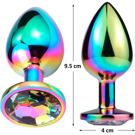 Afterdark Space Journey Multicolor Butt Plug Jewel Size L