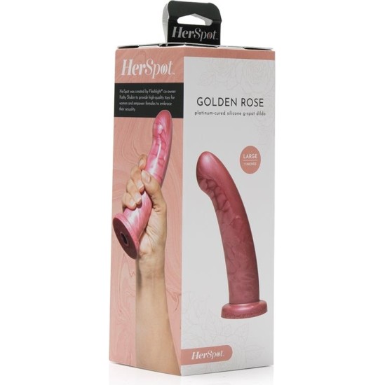 Fleshlight Herspot Dildo Golden Rose Big Size