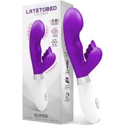 Latetobed Sliper Rabbit Vibe Silicone Purple