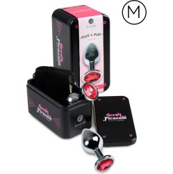 Secret Play Butt Plug Size M Fucsia