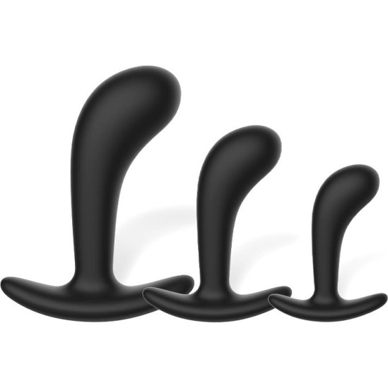 Latetobed Set of 3 P-Spot Trainer Prostatic Massagers