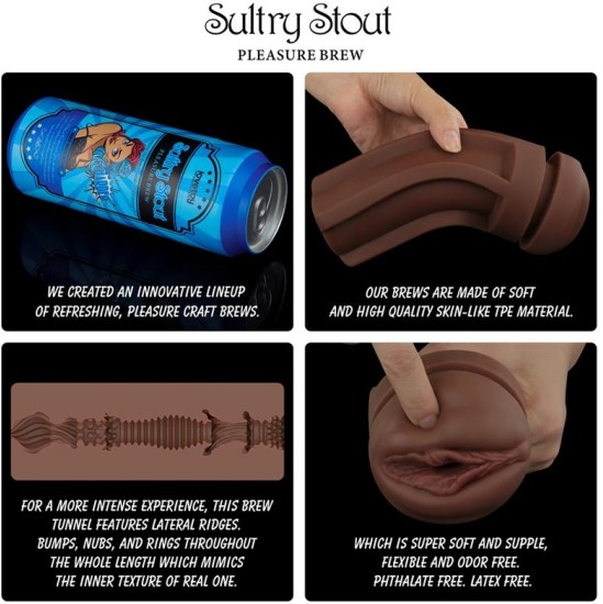Lovetoy Pleasure Brew Masturbator Vagina Sultry Stout