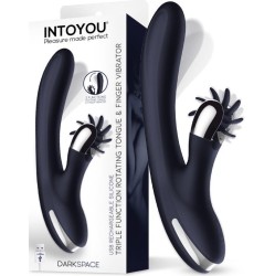 Intoyou Darkspace Vibe with Rotating Tongues and Finger Movement Blue