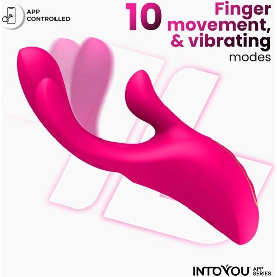 Intoyou App Series Derek Vibe with Finger Function 3 Motors and App