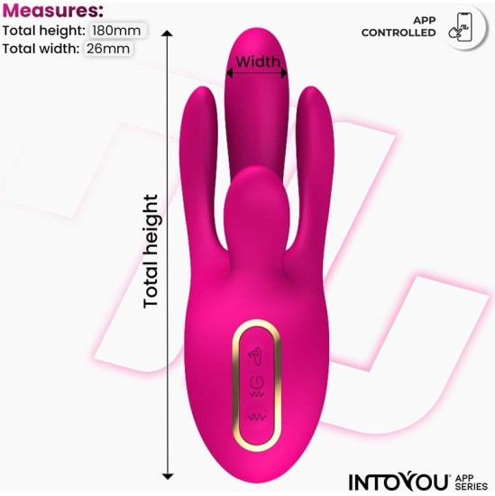Intoyou App Series Derek Vibe with Finger Function 3 Motors and App