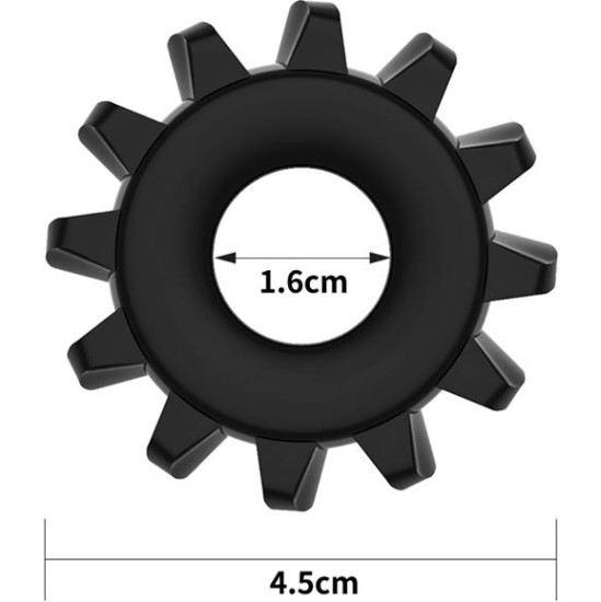Lovetoy Penis Ring Power Plus Black