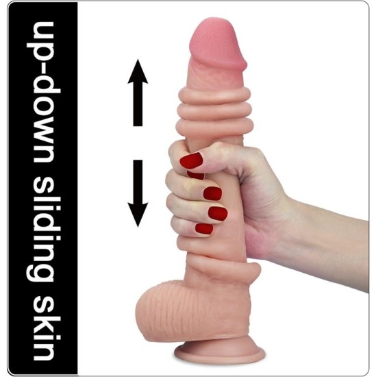 Lovetoy Dildo Sliding 9 Flesh