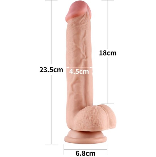 Lovetoy Dildo Sliding 9 Flesh