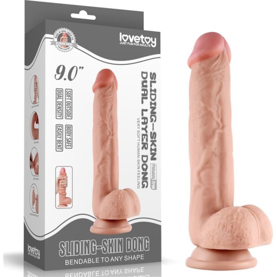 Lovetoy Dildo Sliding 9 Flesh