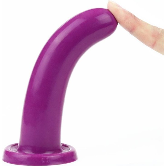 Lovetoy Stimulator Holy Dong 5.5 Liquid Silicone Purple