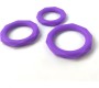 A-Gusto Set of 3 penis rings Silicone Purple