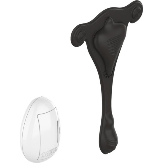 A-Gusto Panty Stimulator with Remote Control USB Black
