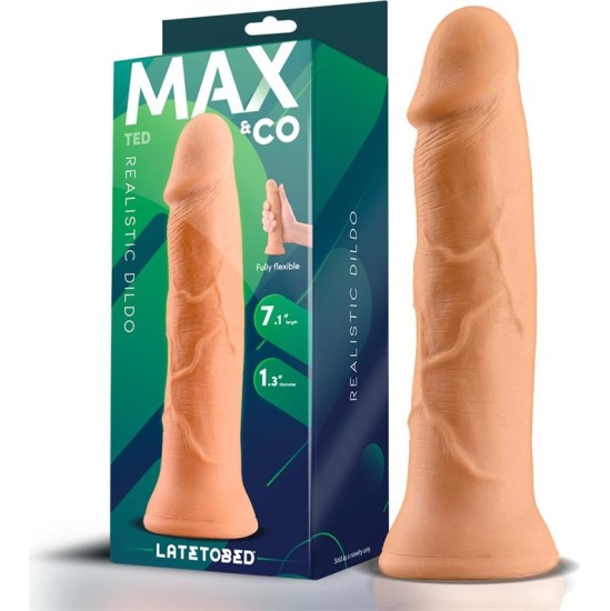 Max & Co Ted Realistic Dildo 7.1 Flesh