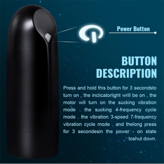 Juicy Lamour Zona Masturbator with Sucking Efect and Vibration