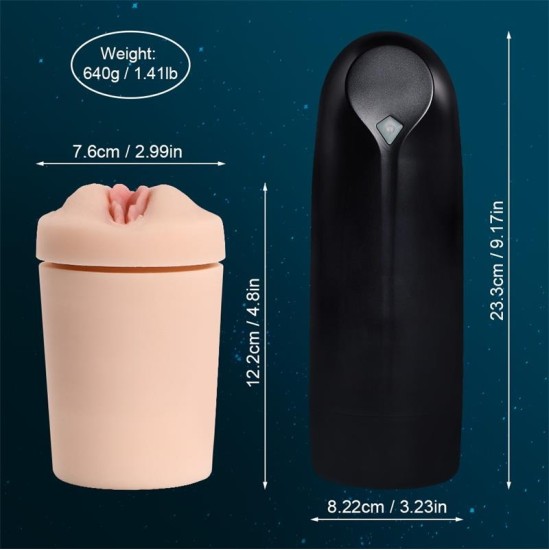 Juicy Lamour Zona Masturbator with Sucking Efect and Vibration