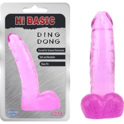 Chisa Dildo Ding Dong Clear-Pink