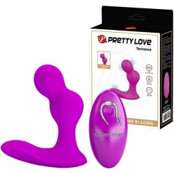 Prettylove Terrance Vibrating Butt plug with Remote
