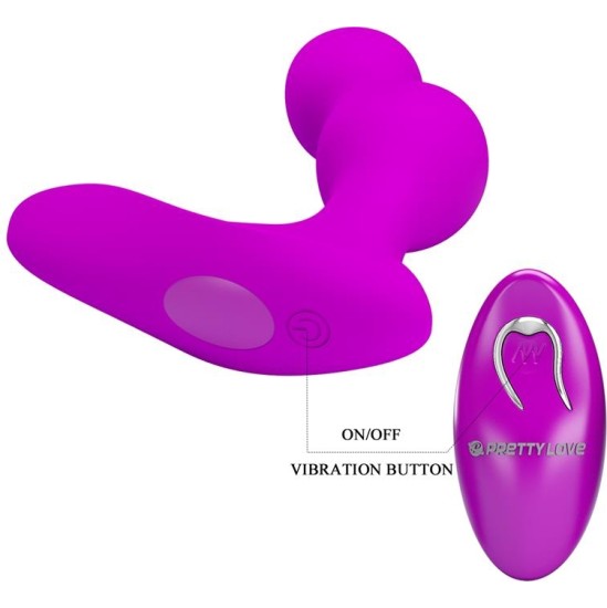 Prettylove Terrance Vibrating Butt plug with Remote