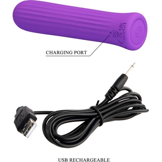 Prettylove Blanche Stimulating Bullet Purple
