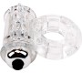 Chisa Vibrating Bull Ring-Clear