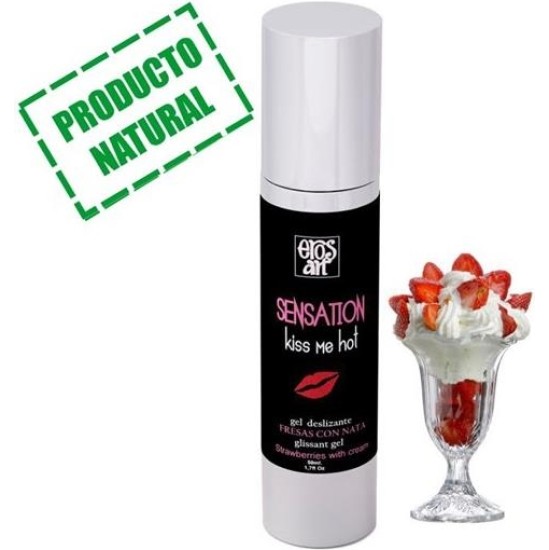 Erosart Lubricant Sensation Fresas con Nata